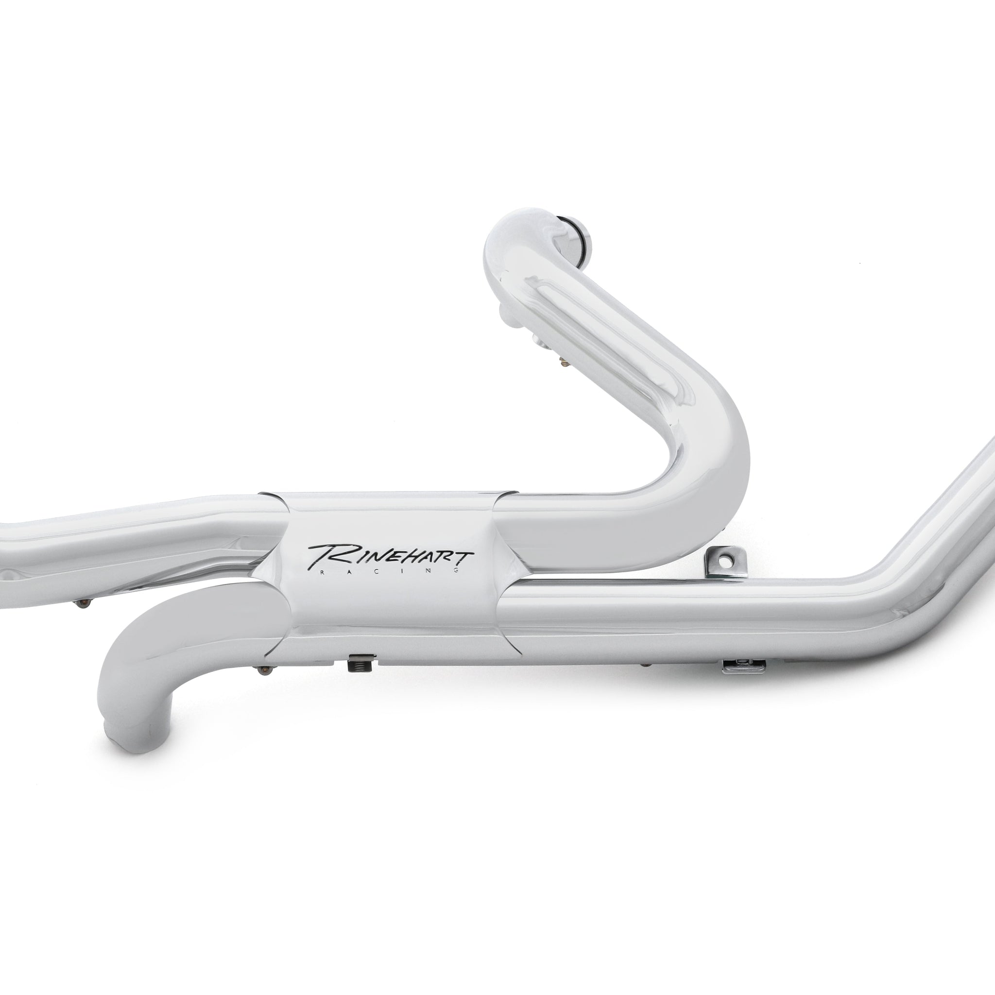 Slimline Duals Header with Baffles for Indian Touring – Rinehart