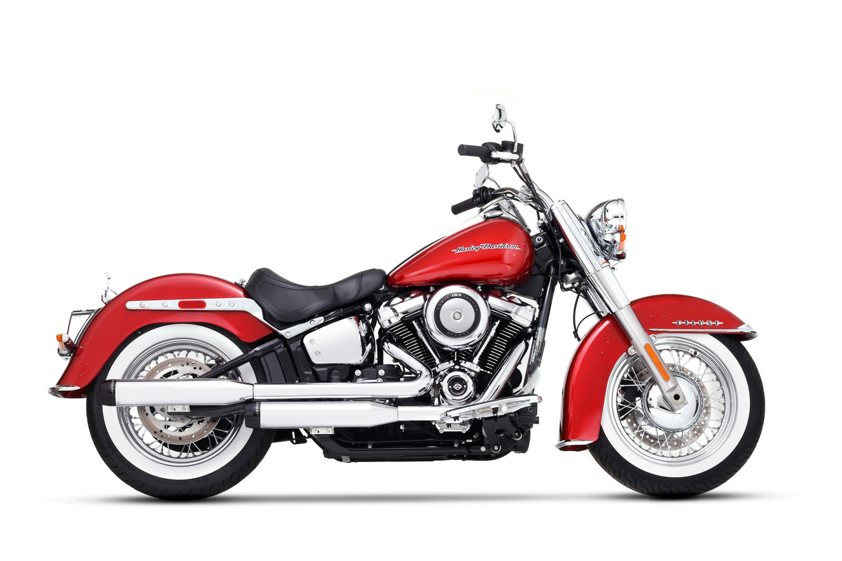 3.5” Slip-on Exhaust for Harley Softail – Rinehart Racing