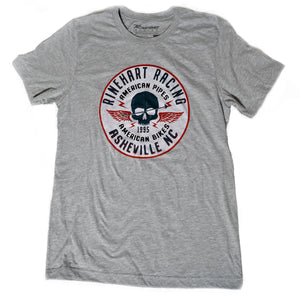 Men's Gray Skull T-Shirt